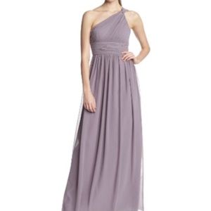 Donna Morgan “Rachel” dress in sterling silver